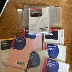 small (PM) Agenda inserts, paper, etc.